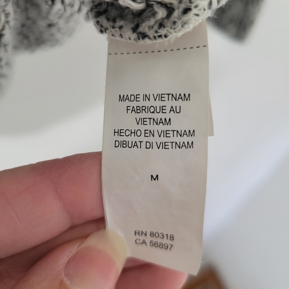 Lucky Brand Asymmetrical Moto Zip Up Sweater size M - Picture 10 of 11